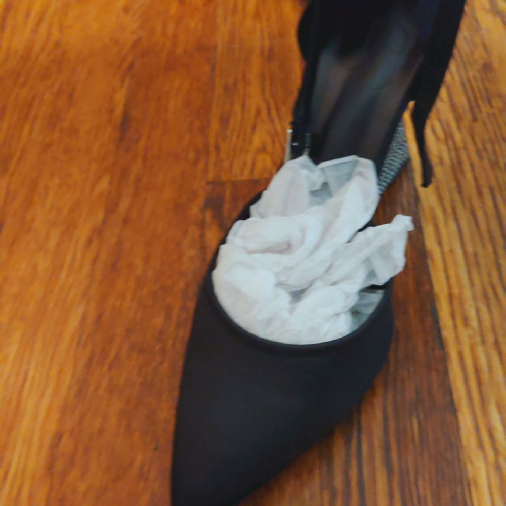 Elegant Black Heels with Studded Accents - Picture 10 of 10